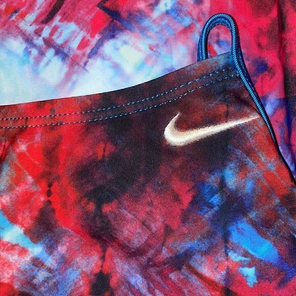 Nike Women's Hydrastrong Tie Dye Crossback One Piece Swimsuit - Picture 6 of 6